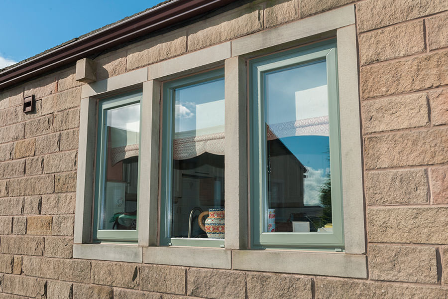 Chartwell green uPVC casement window- add value to your home